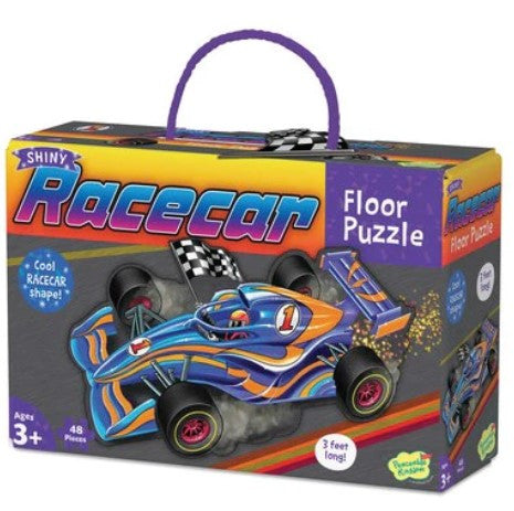 Peaceable Kingdom Racecar - 48 piece Floor Puzzle