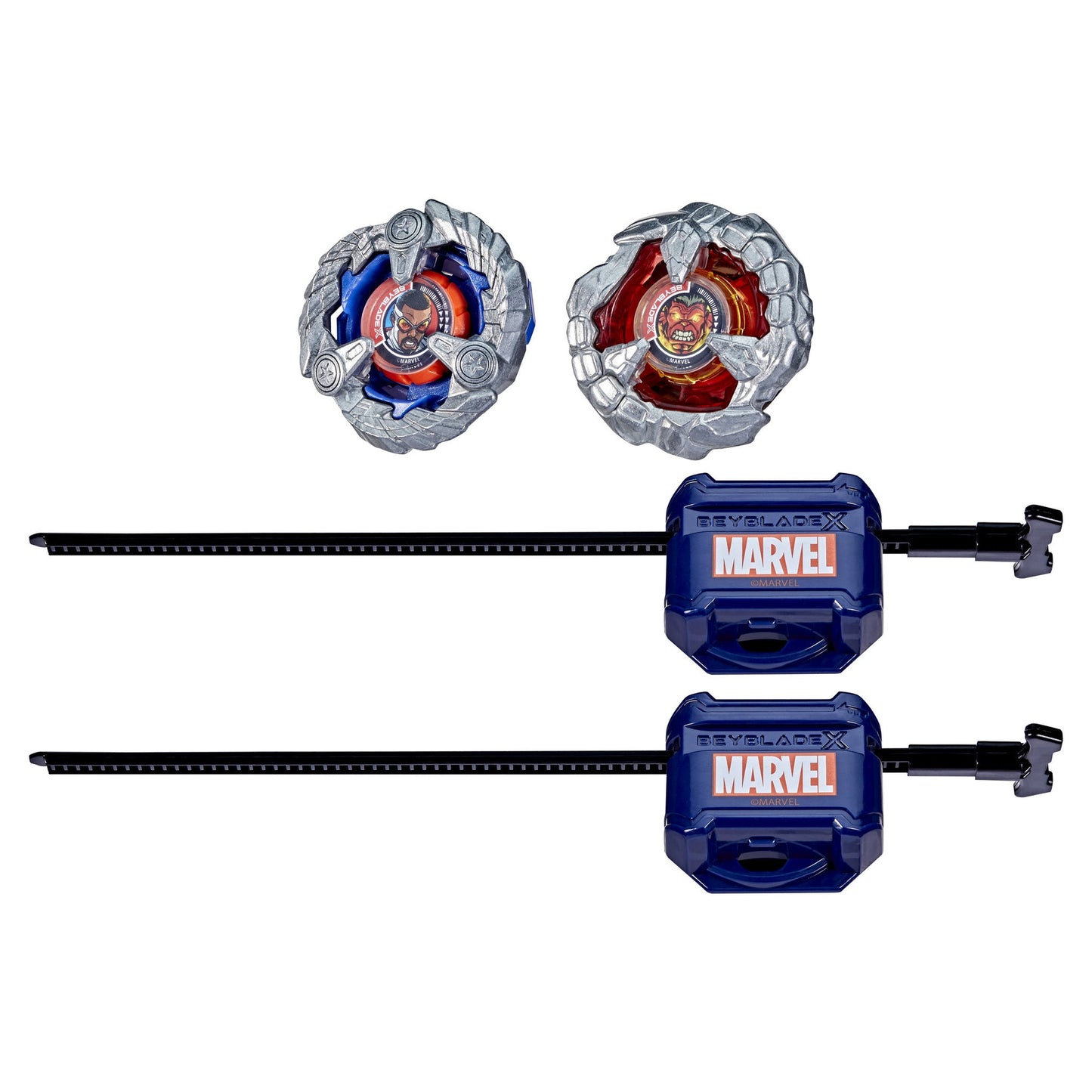 Beyblade X Marvel Captain America 4-70GB vs Red Hulk 1-80R Multipack Set