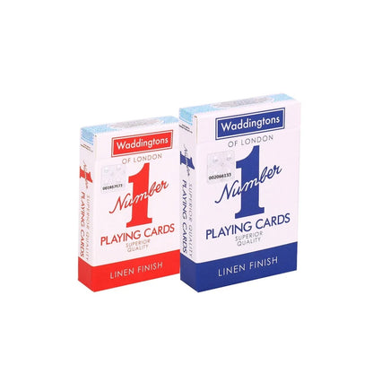 Winning Moves Waddingtons Number 1 Playing Cards - Red & Blue - Good Games