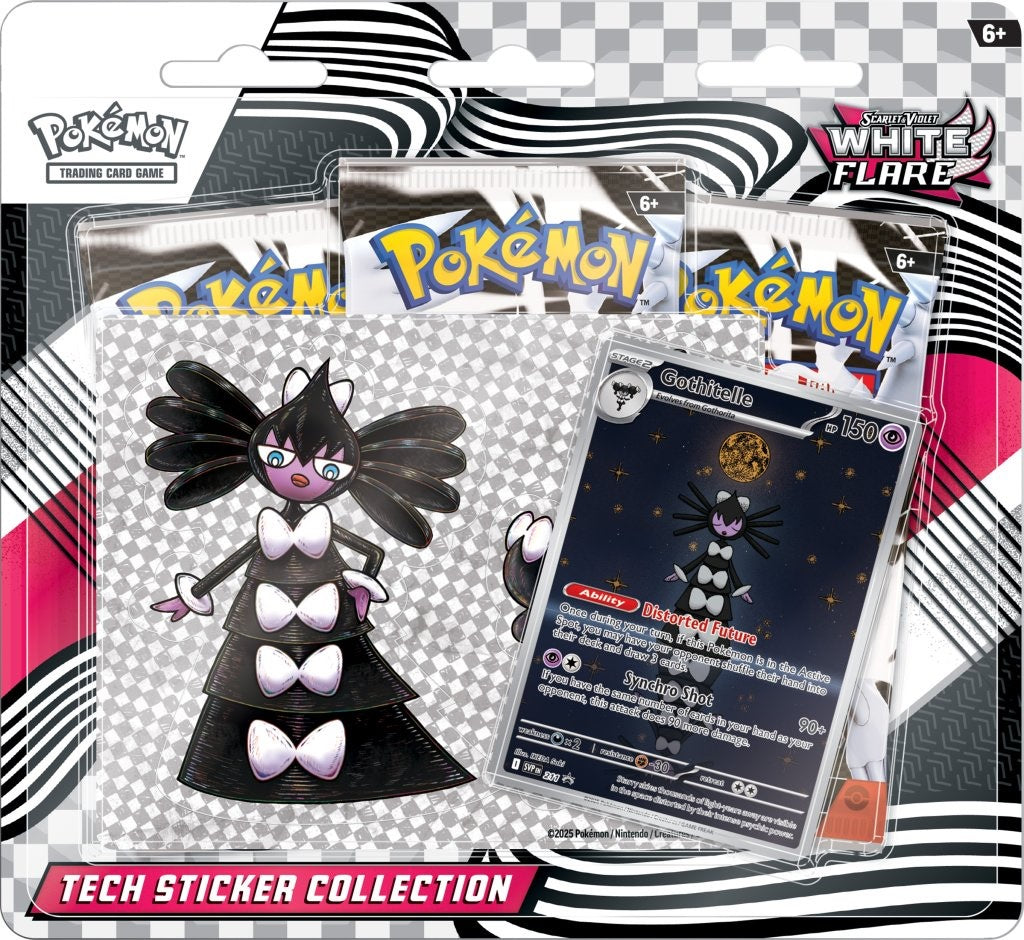 Pokémon TCG: Scarlet & Violet— White Flare Tech Sticker Collection - Good Games