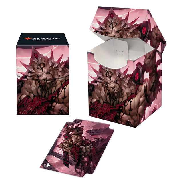 Ultra Pro - Magic The Gathering 100plus Deck Box March of the Machine Brimaz Blight of Oreskos