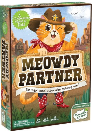 Peaceable Kingdom Meowdy Partner Card Game