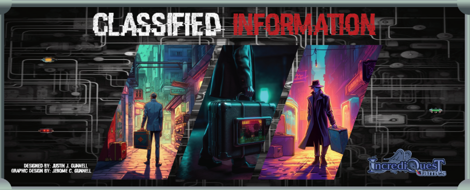 IncrediQuest Games Classified Information (Deluxe) Card Game