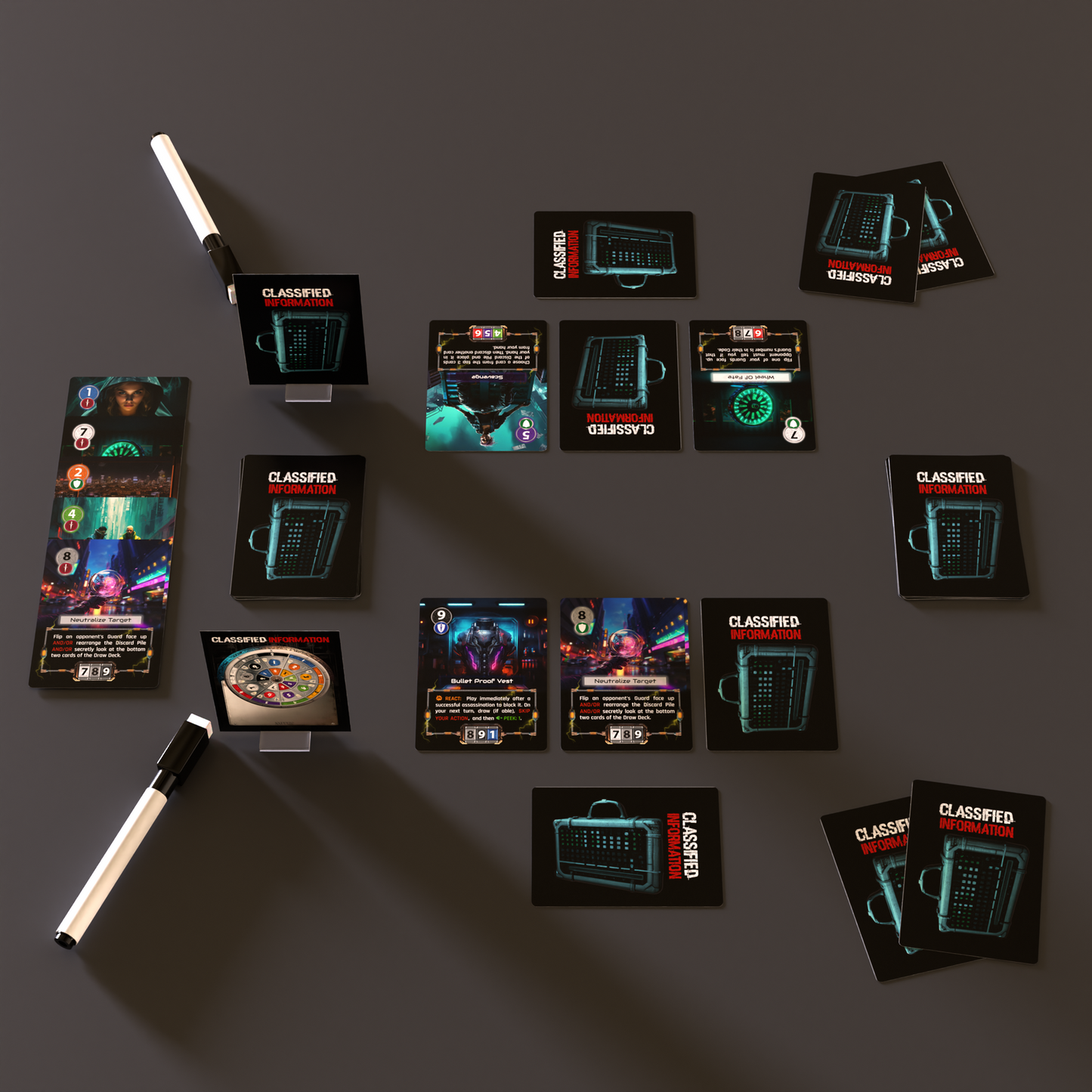 IncrediQuest Games Classified Information (Clamshell) Card Game