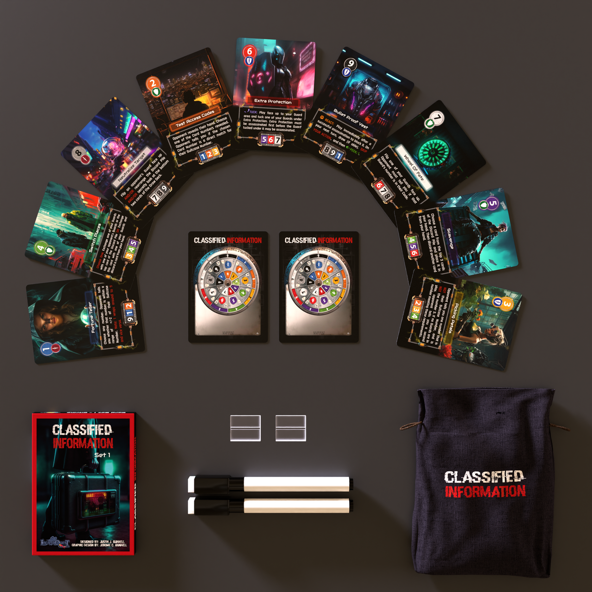 IncrediQuest Games Classified Information (Clamshell) Card Game