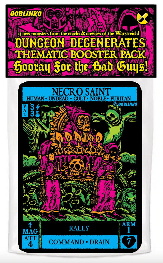 Goblinko Dungeon Degenerates - Hooray for The Bad Guys Booster Pack