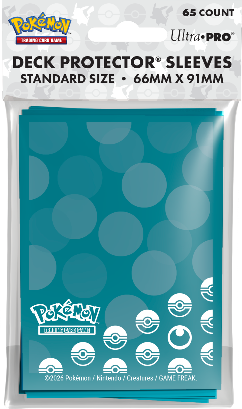 Pokémon TCG Ultra PRO Deck Protector Sleeves (65 ct), Standard Size 66mm x 91mm