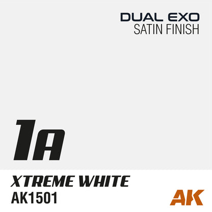 AK Interactive Dual Exo 1A Paint 60ml - Xtreme White - Good Games