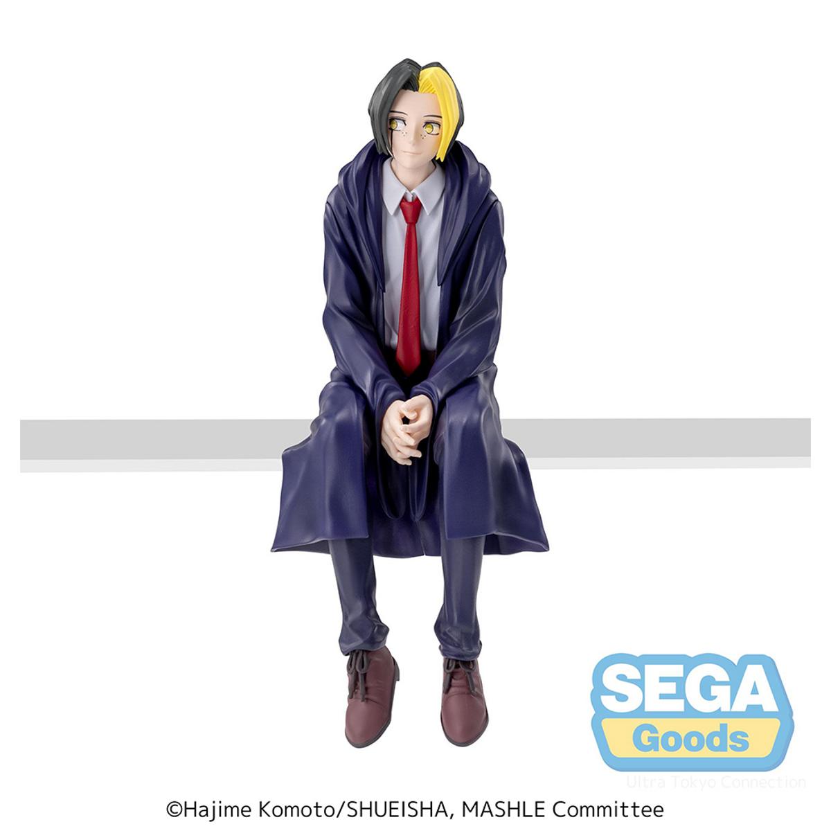 Front view of Finn Ames PM Perching Figure sitting casually on a ledge