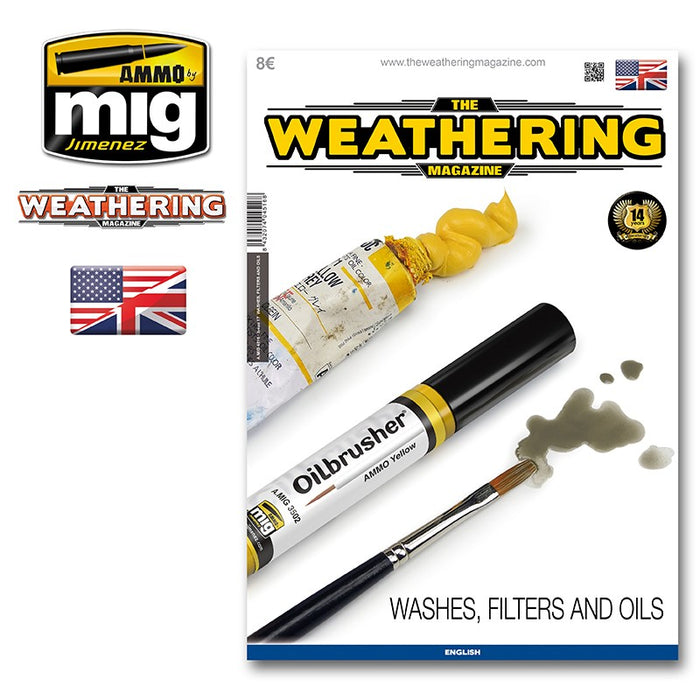 Ammo By Mig The Weathering Magazine 17 - Washes Filters And Oils - Good Games