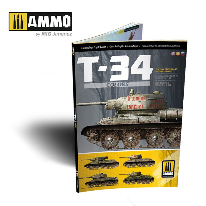 Ammo by MIG - Book - T-34 Colors. T-34 Tank Camouflage Patterns In Wwii (Preorder) - Good Games