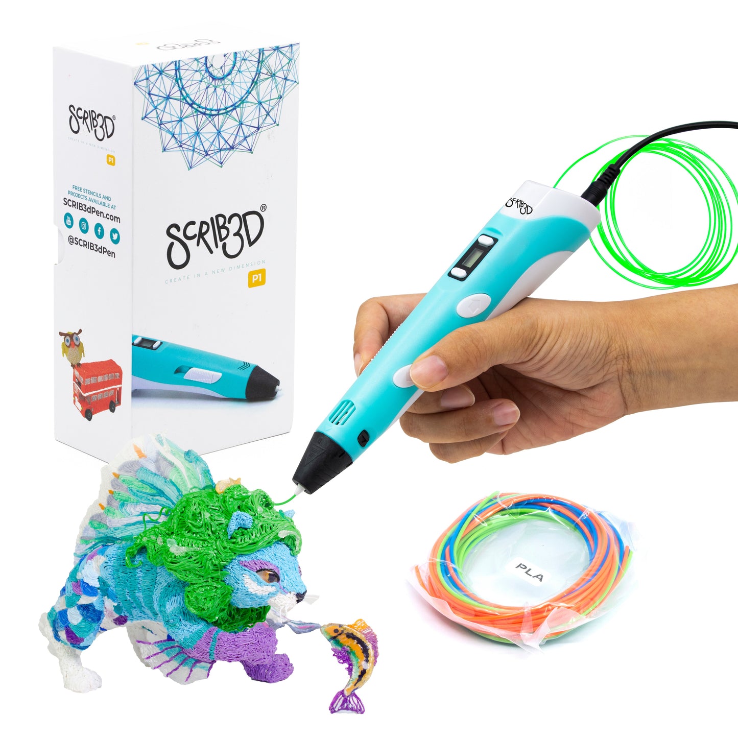 3Doodler - Scrib3D P1 Pen Set
