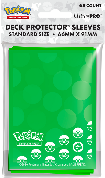 Pokémon TCG Ultra PRO Deck Protector Sleeves (65 ct), Standard Size 66mm x 91mm