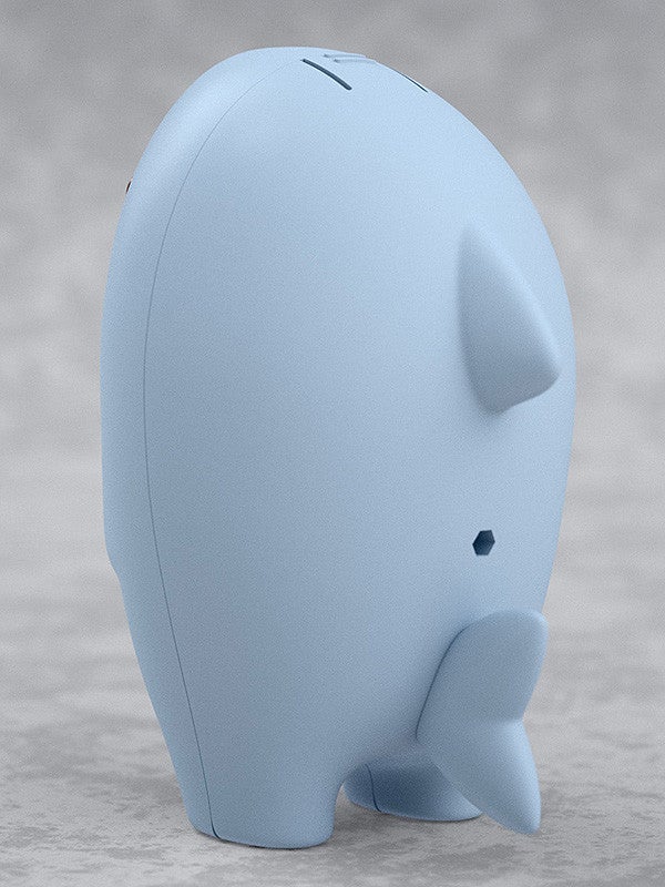 Nendoroid More Shark Kigurumi Face Parts Case in light blue with fins and tail