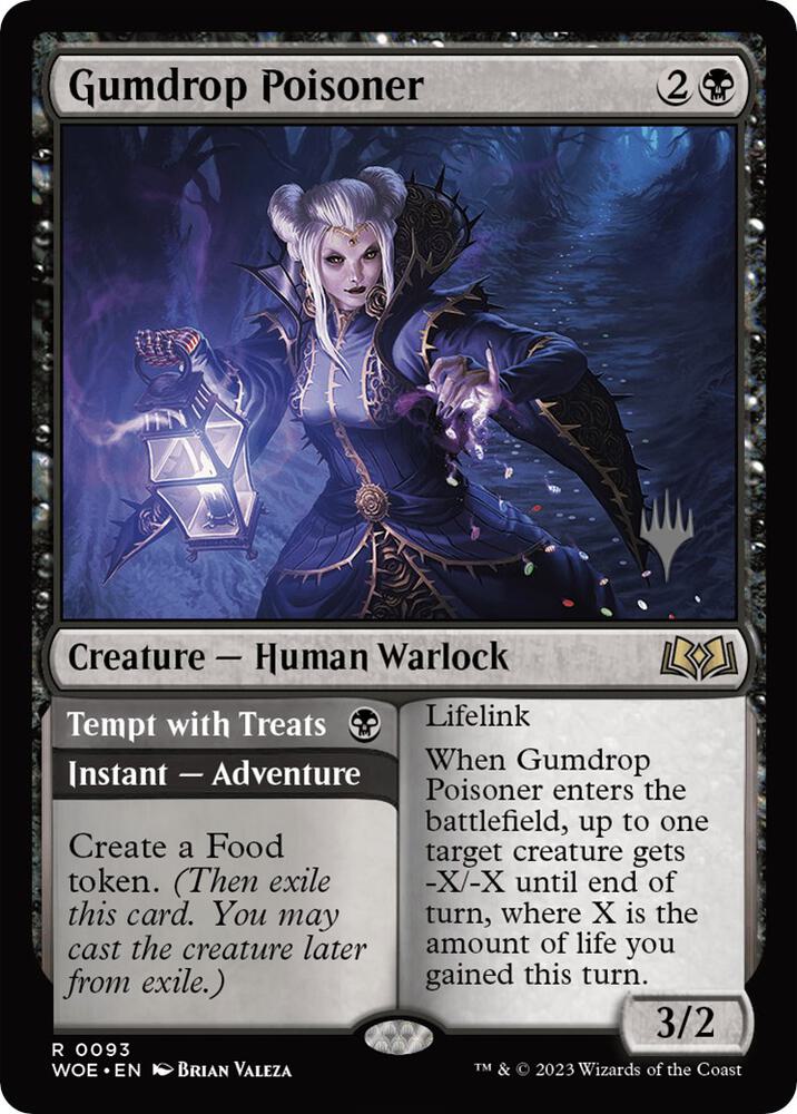 Gumdrop Poisoner 93p/200 (Promo Pack: Wilds of Eldraine)  - Foil