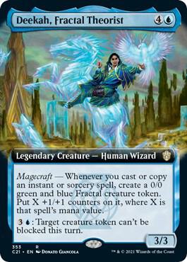 Deekah Fractal Theorist Extended Art 353/81 (Commander 2021) 
