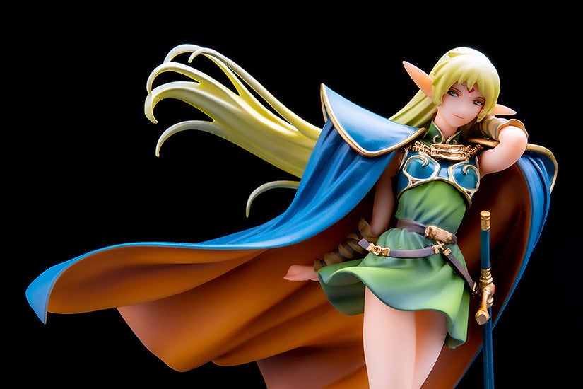 Detailed studio shot of the Elf High Queen Deedlit figurine from Record of Lodoss War