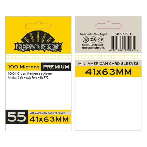 Sleeve Kings Board Game Sleeves / Mini American 41x63mm - Good Games