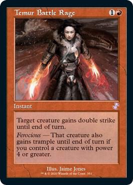 Temur Battle Rage 351/289 (Time Spiral: Remastered)  - Foil