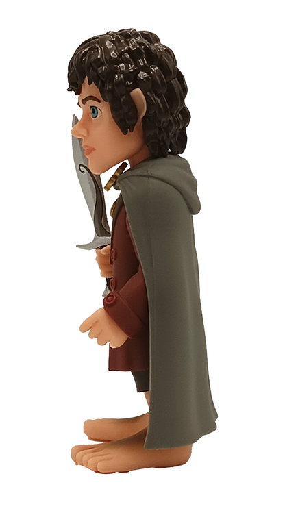 Close-up side profile of Frodo Minix figure