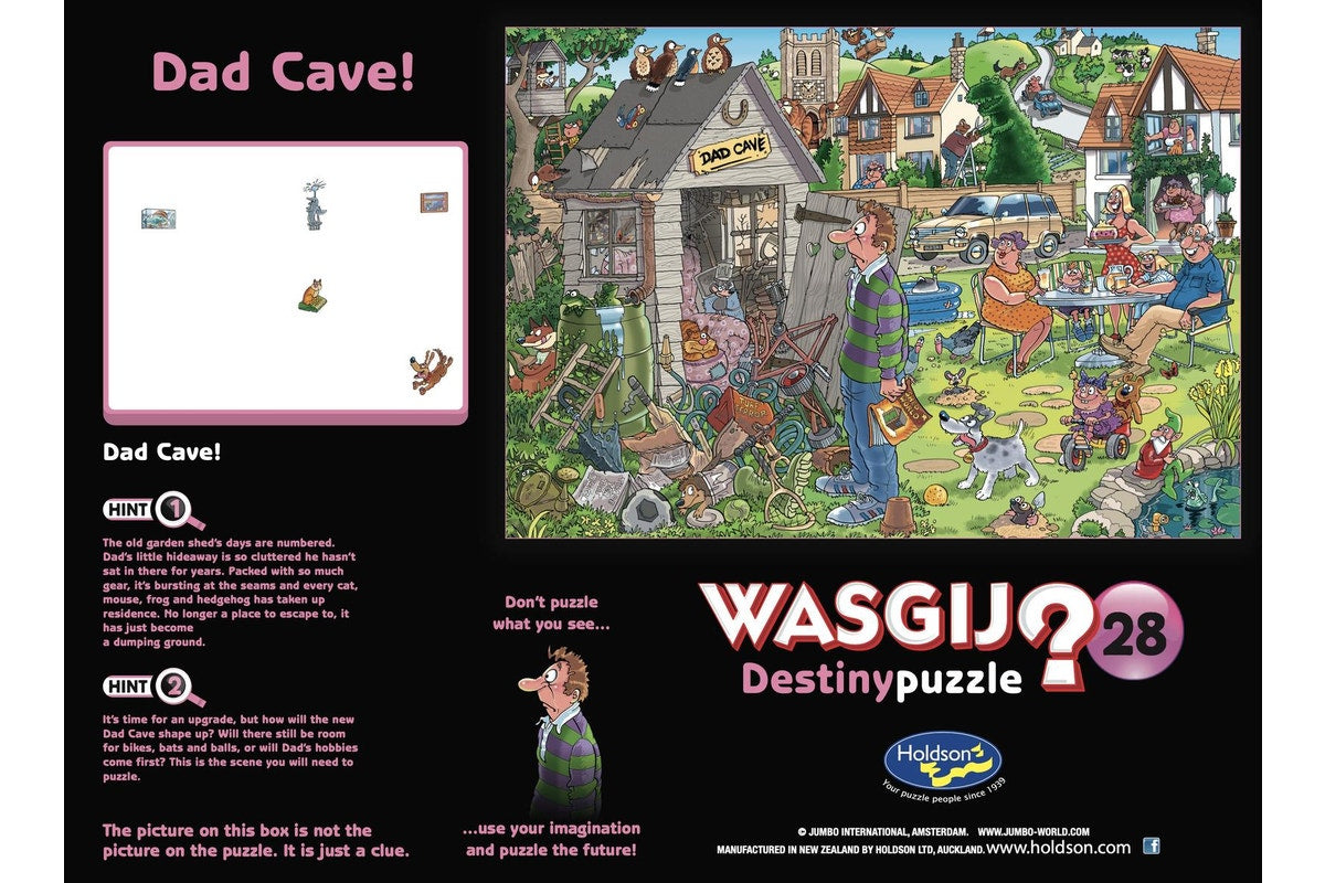 Wasgij? Destiny 28 - Dad Cave 1000 Piece Jigsaw - Good Games