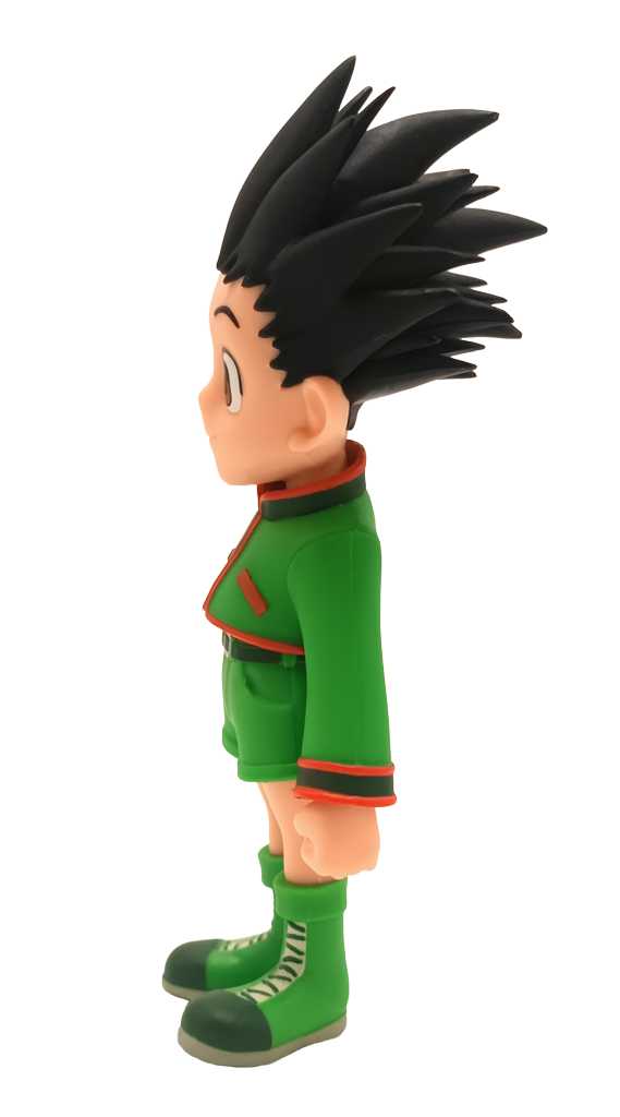 Angled front pose of Gon ready for action