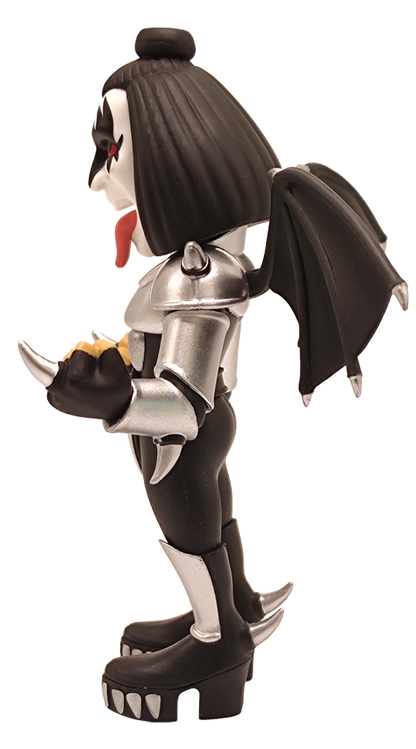 The Demon Minix figure side angle showing guitar and boots