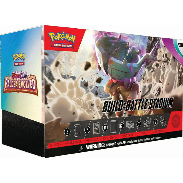Pokemon TCG - Scarlet &amp; Violet - Paldea Evolved - Build &amp; Battle Stadium
