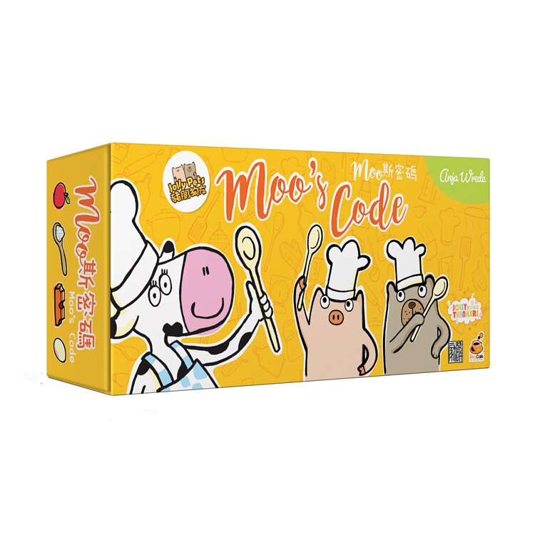 Jolly Thinkers Pets Moo&#39;s Code Card Game box showing colorful cartoon pets and coding symbols