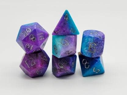 Level Up Dice - Dual-Coloured Dolomite - Good Games
