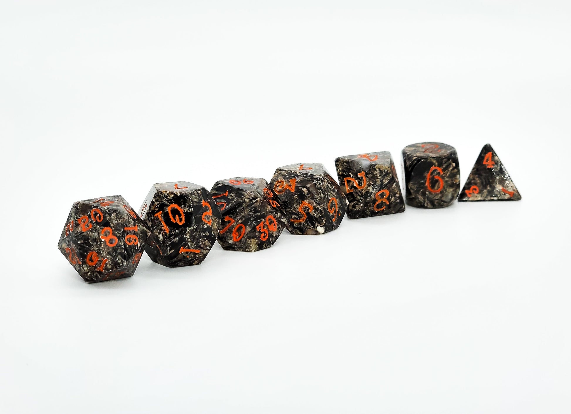 Level Up Dice - Black Phlogopite - Good Games