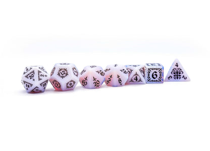 Level Up Dice - Shadow Masque Pink Opalite - Good Games