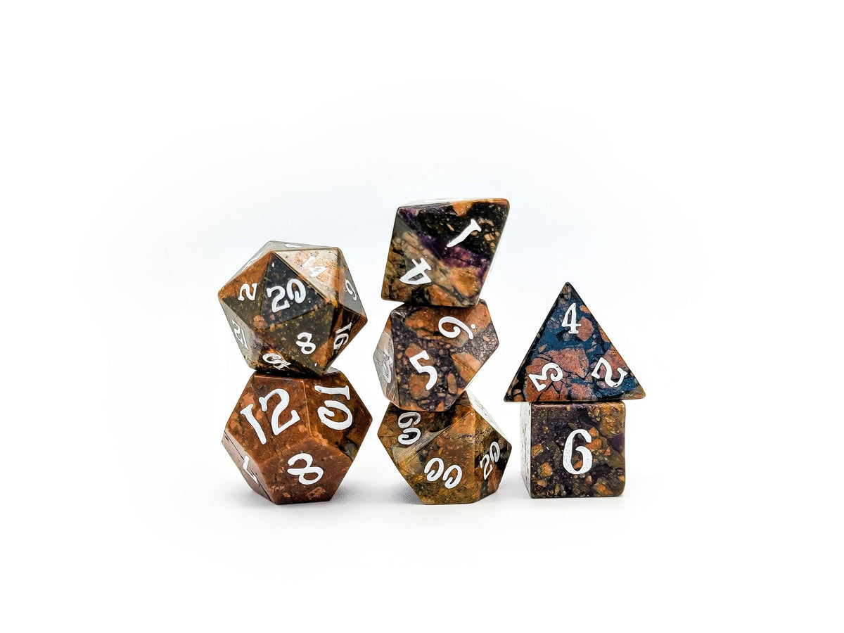 Level Up Dice - Rainbow Turquoise