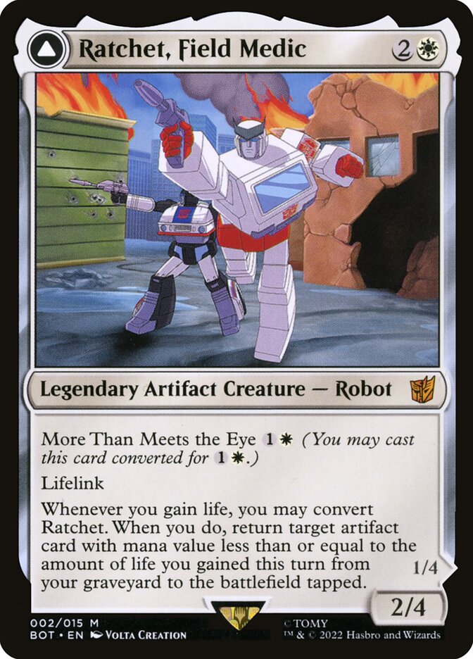 Ratchet Field Medic 2 (Universes Beyond: Transformers)  - Foil