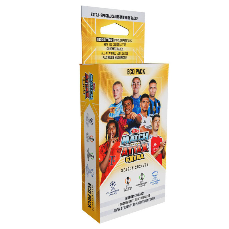 Topps Match Attax Extra 2024-25 Eco Pack soccer trading cards