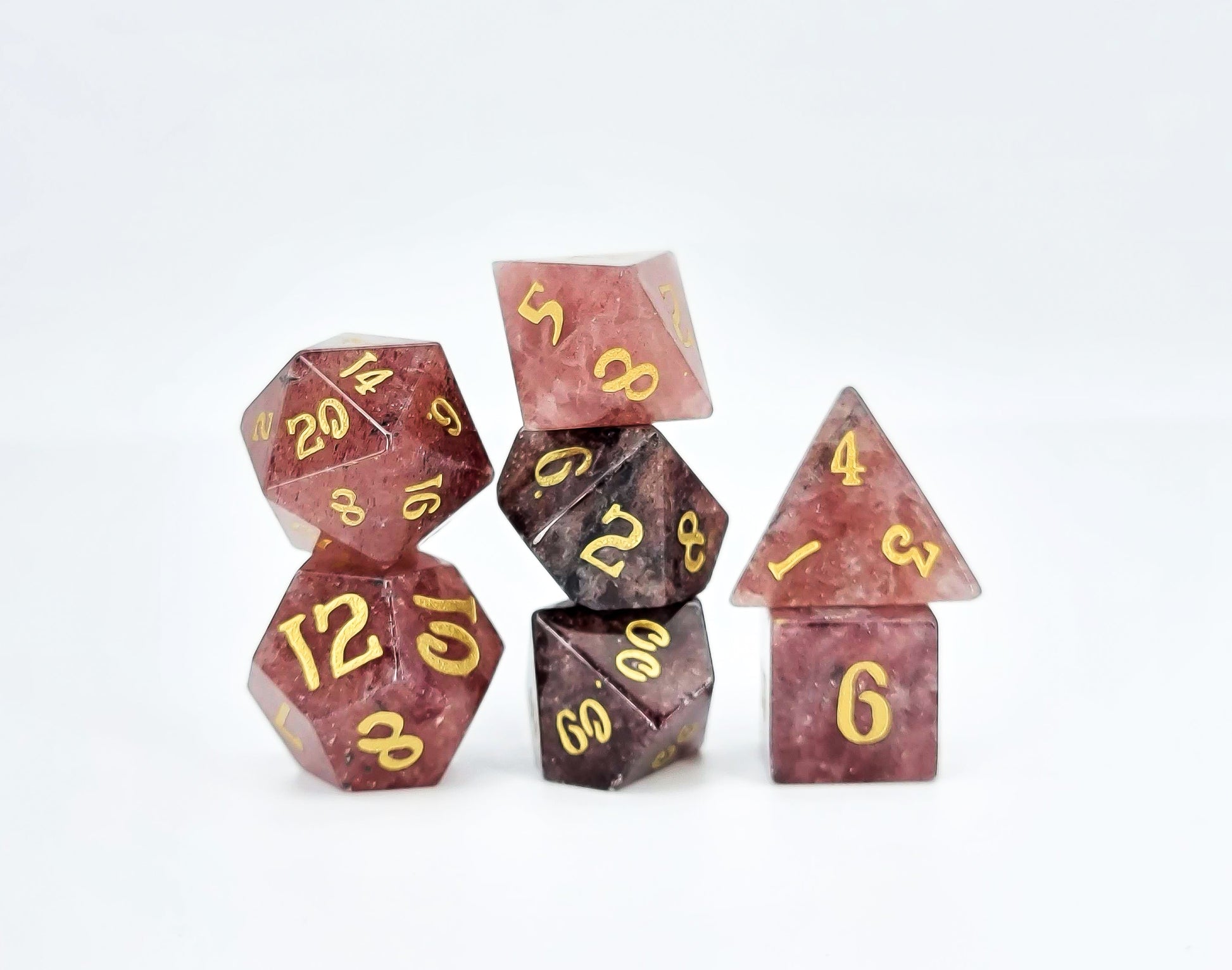 Level Up Dice - Strawberry Quartz - Good Games