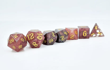 Level Up Dice - Strawberry Quartz - Good Games