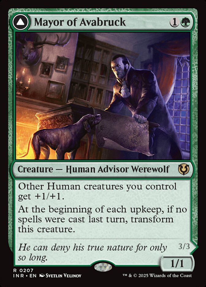 Mayor of Avabruck // Howlpack Alpha 207/287 (Innistrad Remastered)  - Foil