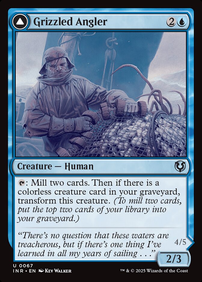 Grizzled Angler // Grisly Anglerfish 67/287 (Innistrad Remastered) 