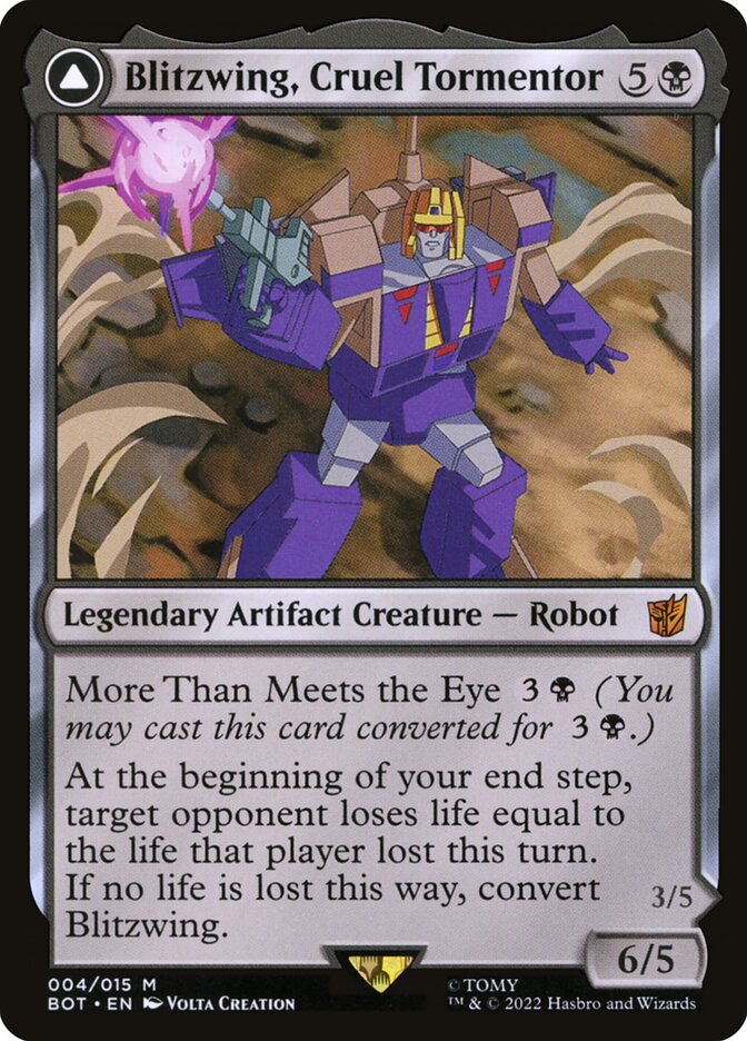 Blitzwing Cruel Tormentor 4 (Universes Beyond: Transformers) 