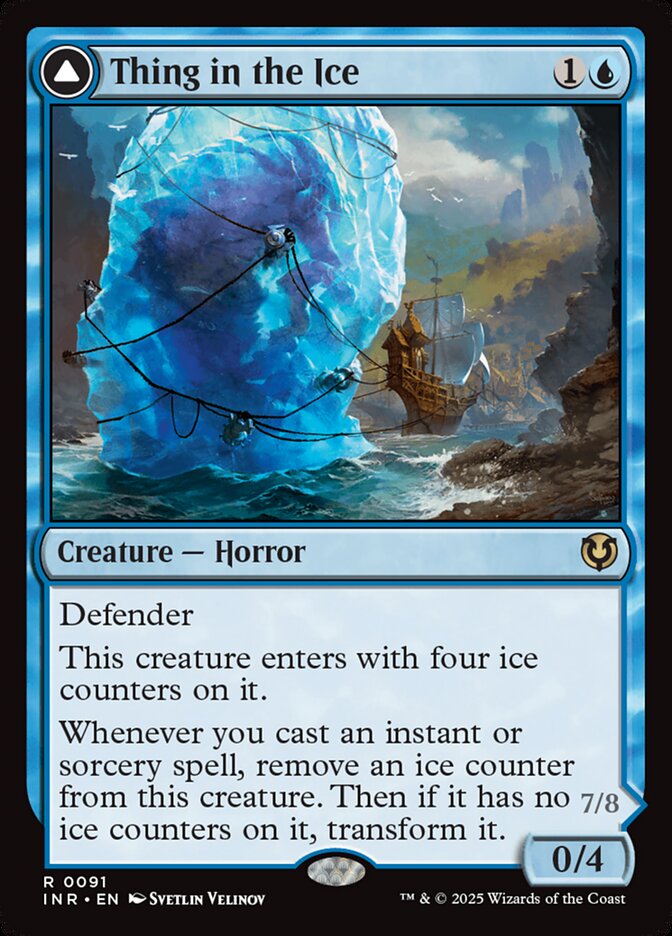 Thing in the Ice // Awoken Horror 91/287 (Innistrad Remastered) 