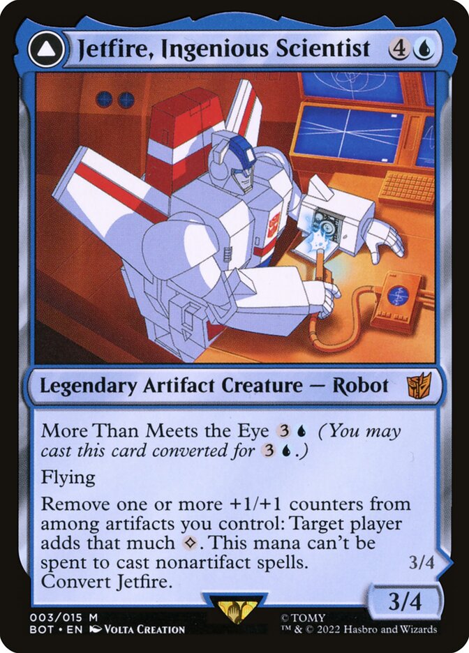 Jetfire Ingenious Scientist 3 (Universes Beyond: Transformers)  - Foil