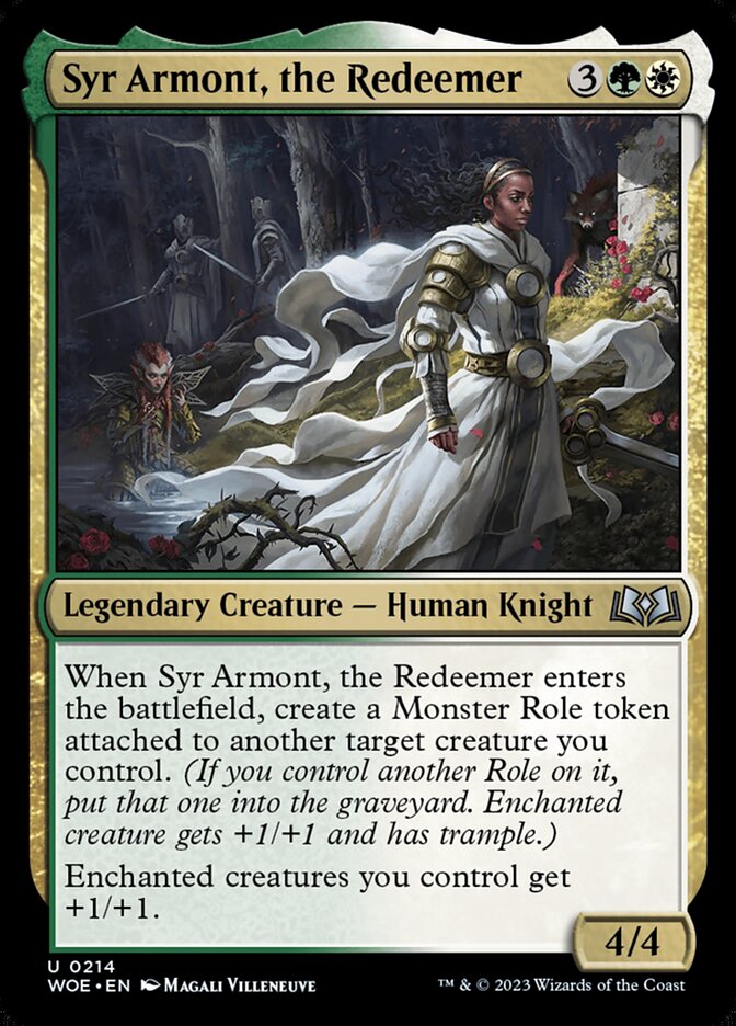 Syr Armont, the Redeemer 214/276 (Wilds of Eldraine) 