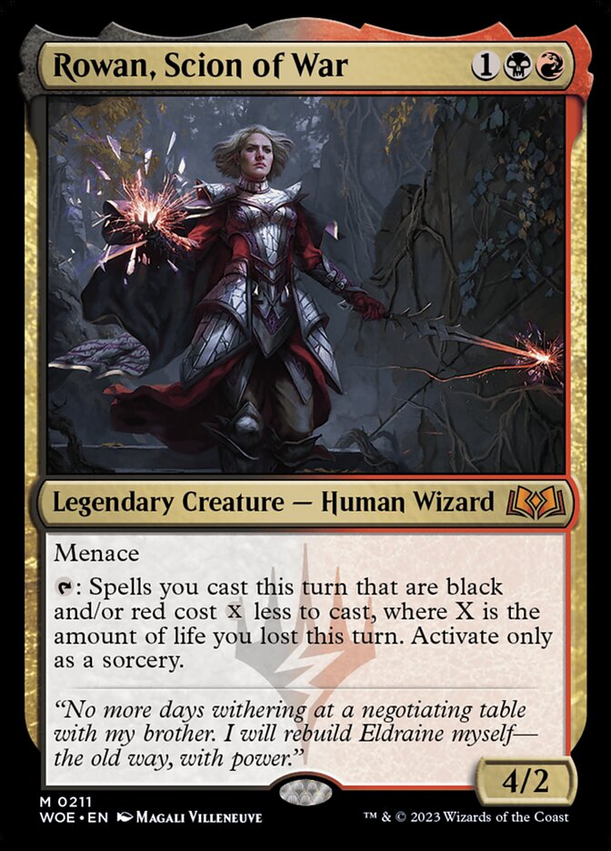 Rowan, Scion of War 211 (Wilds of Eldraine) 