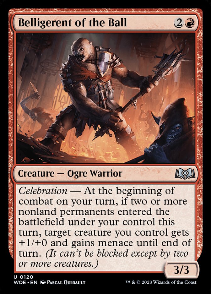 Belligerent of the Ball 120/276 (Wilds of Eldraine) 