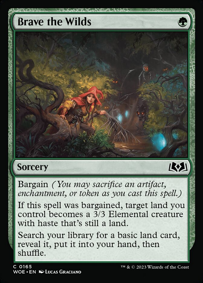 Brave the Wilds 165 (Wilds of Eldraine)  - Foil