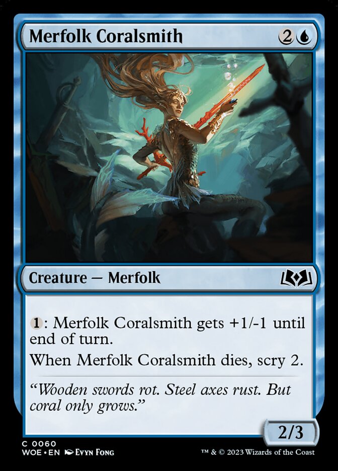 Merfolk Coralsmith 60/276 (Wilds of Eldraine) 