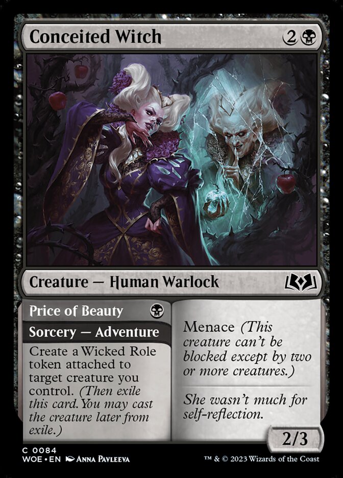 Conceited Witch // Price of Beauty 84 (Wilds of Eldraine) 