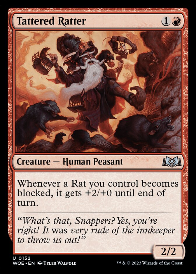 Tattered Ratter 152 (Wilds of Eldraine) 
