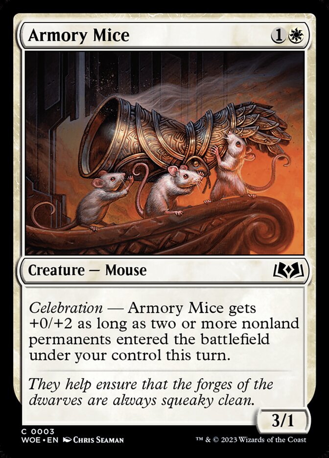 Armory Mice 3/276 (Wilds of Eldraine) 